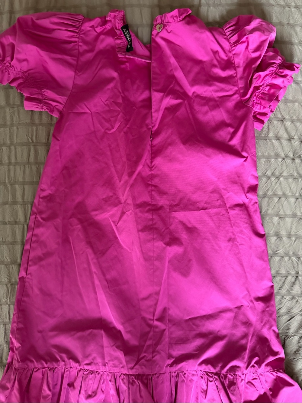Twinset Milano Hot Pink Ruffle Collar dress